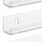 Sorbus Acrylic Wall Ledge Floating Shelf Rack Organizer - Perfect for Displaying books, décor, kitchen organization and more